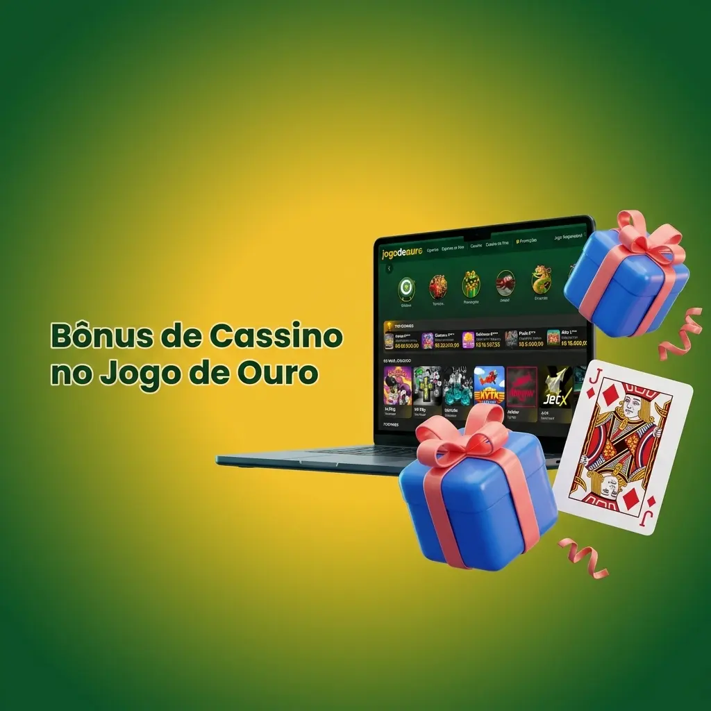 Bônus de cassino no Jogo de Ouro com promoções para slots e jogos ao vivo