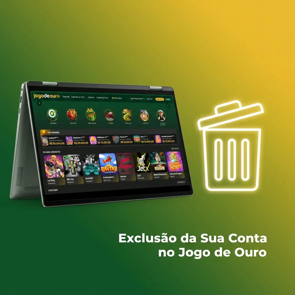 Guia de exclusão de conta no Jogo de Ouro: acesso às configurações, formulário e confirmação por e-mail