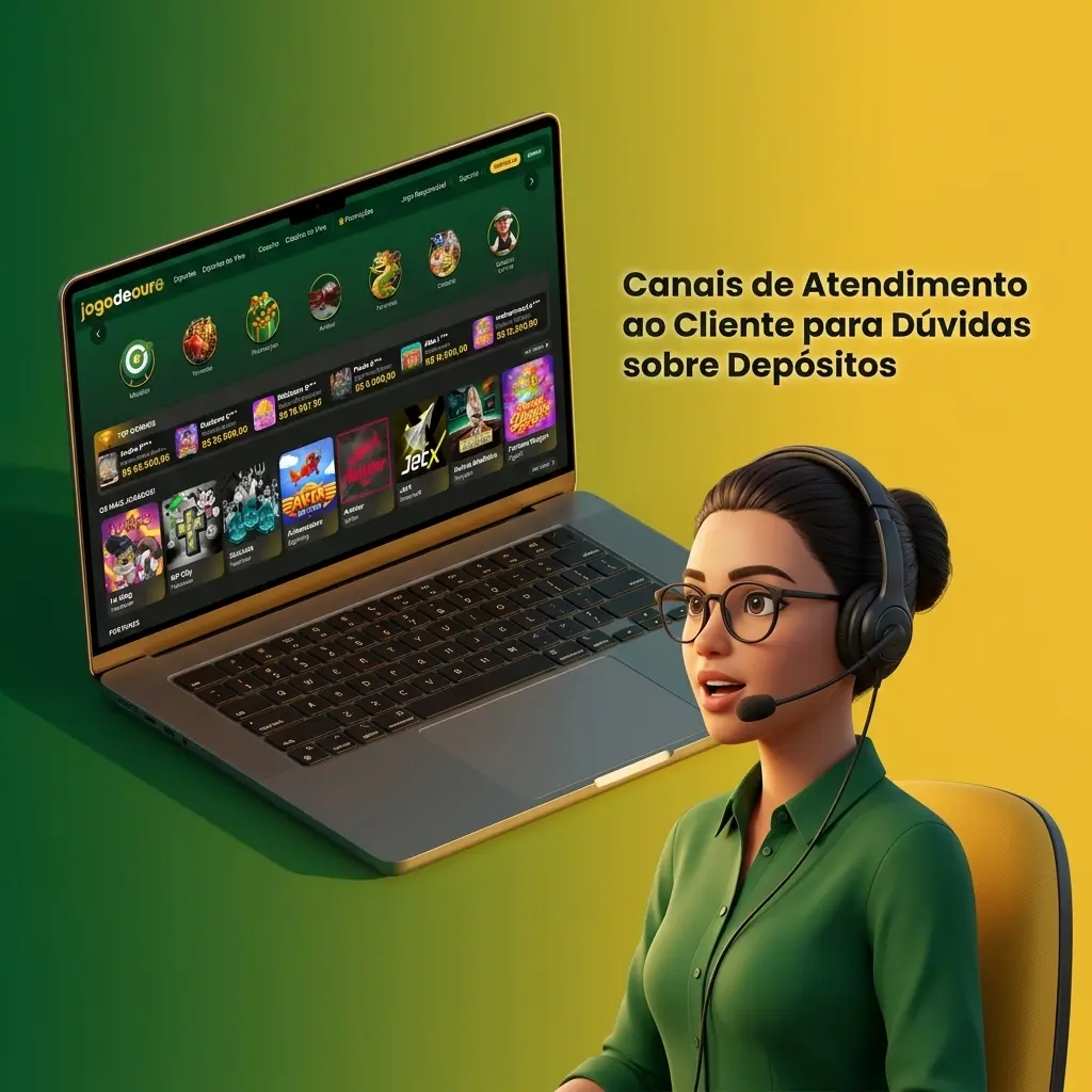 Canais de atendimento ao cliente Jogo de Ouro: chat ao vivo, e-mail, WhatsApp e central de ajuda