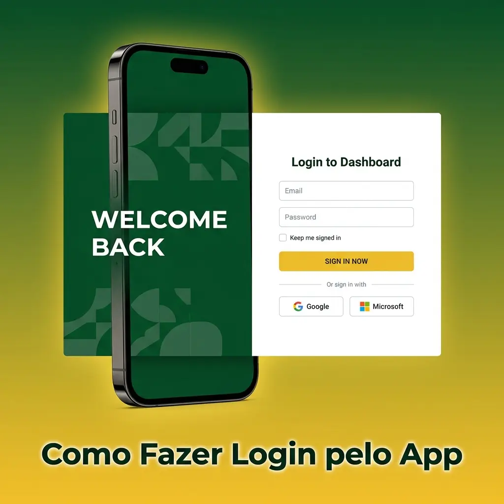 Tela de login do app Jogo de Ouro no iOS com campos de e-mail e senha e botão Confirmar