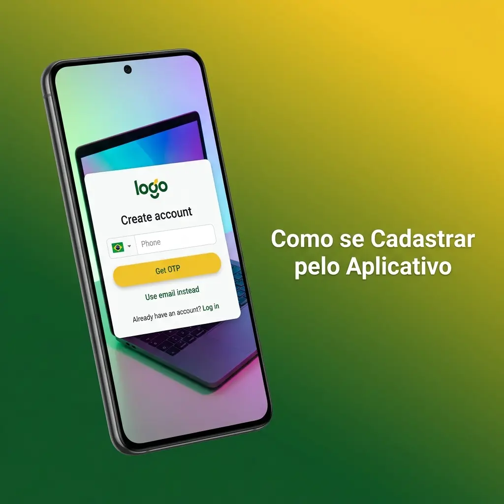 Tela de cadastro no aplicativo com campos para nome, e-mail, CPF e senha para criar conta na plataforma