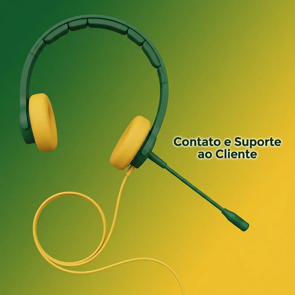 Suporte ao cliente do Jogo de Ouro via chat ao vivo, e-mail e central de ajuda em português