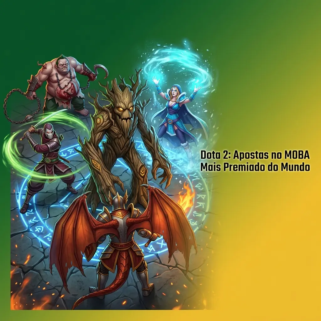 Apostas em Dota 2: partidas, kills e torneios como The International no Jogo de Ouro