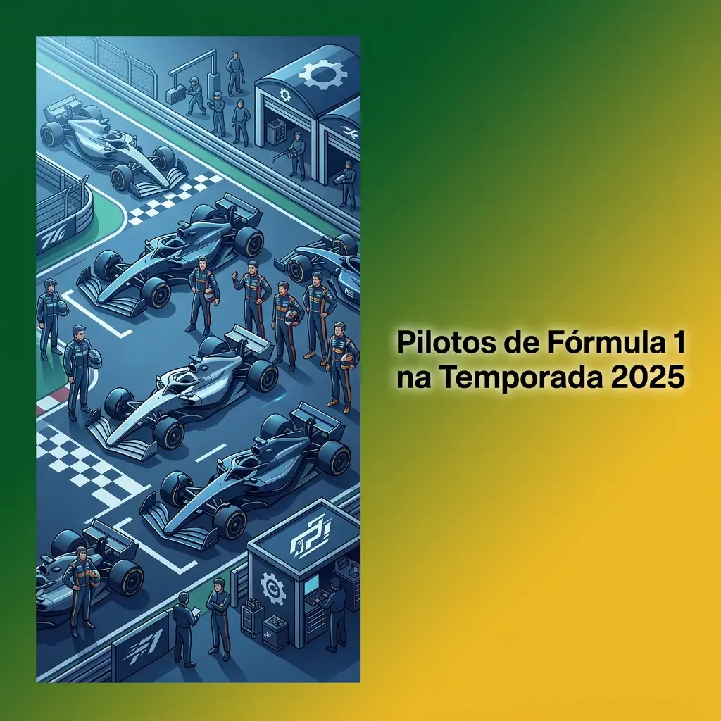 Tabela com pilotos e equipes da Fórmula 1 na temporada 2025 com odds para o título do campeonato