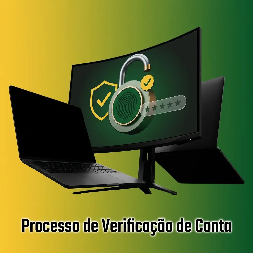 Processo de verificação de conta com etapas de identidade, endereço e pagamento para liberar saques na plataforma