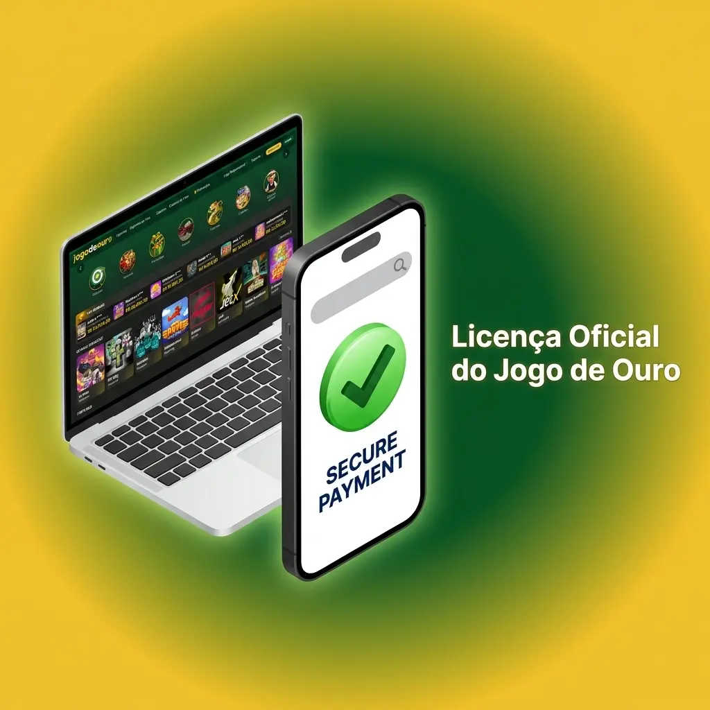 Licença oficial do Jogo de Ouro garantindo segurança, transparência e conformidade regulatória no mercado brasileiro