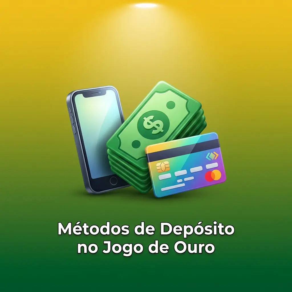 Métodos de depósito no Jogo de Ouro: Pix, boleto e transferência para adicionar saldo com segurança.
