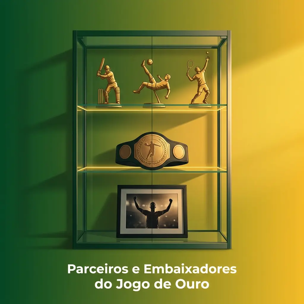 Parceiros e embaixadores do Jogo de Ouro no Brasil: pagamentos, fornecedores de jogos e figuras do futebol