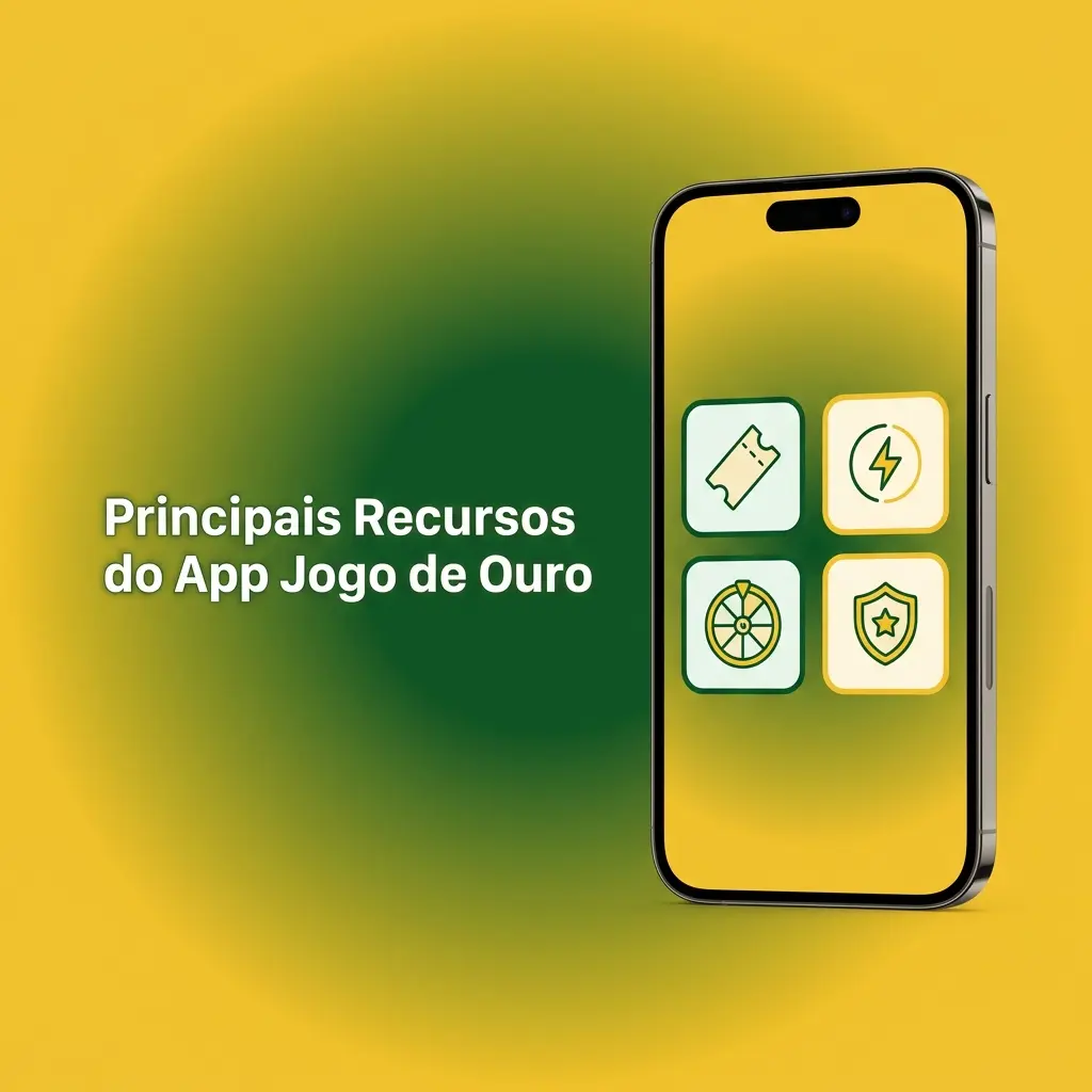 Recursos do app Jogo de Ouro: Pix, bônus, cassino, apostas esportivas e suporte 24h para jogadores brasileiros