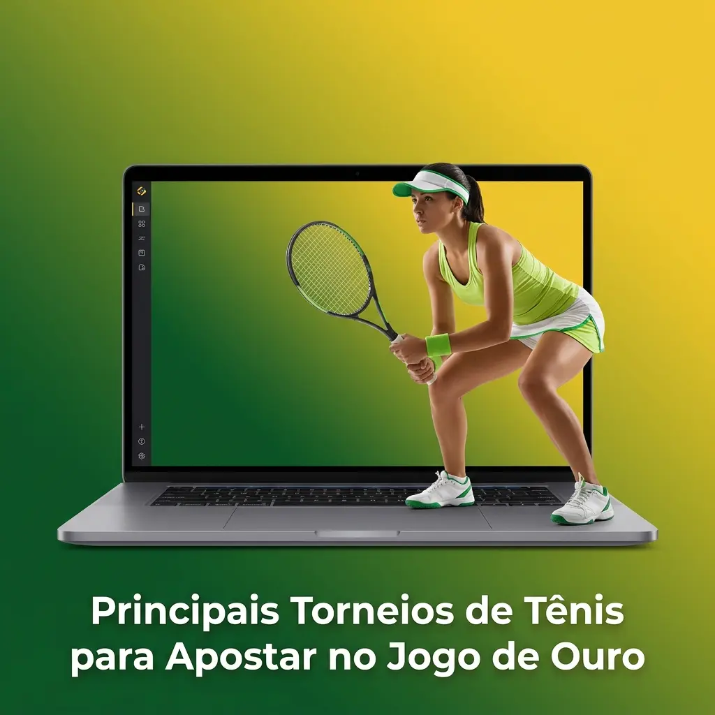 Principais torneios de tênis para apostar: Grand Slams, ATP Finals, WTA Finals e mais no Jogo de Ouro