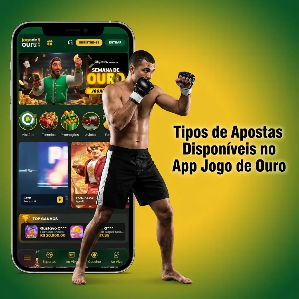 Tipos de apostas no app Jogo de Ouro: simples, acumulador, tripla, ao vivo e linha bet explicados