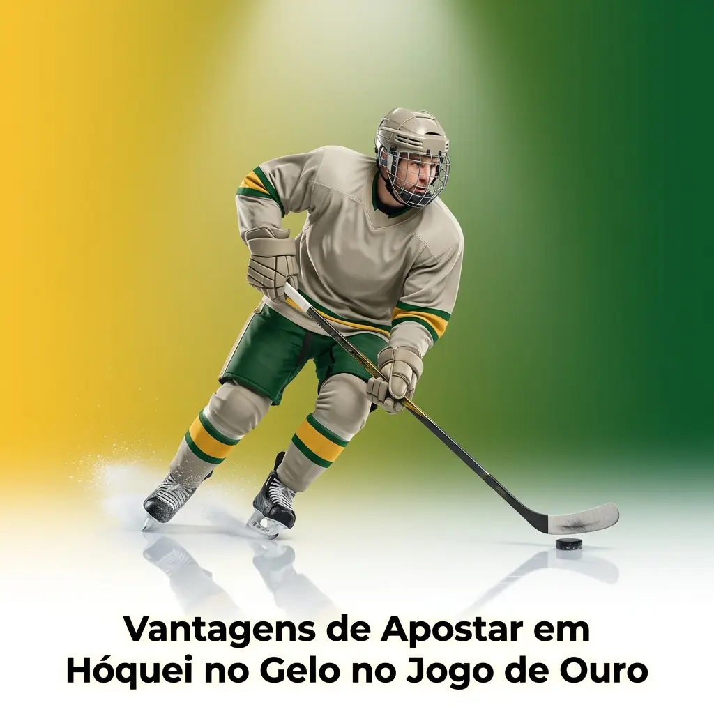 Vantagens de apostar em hóquei no gelo no Jogo de Ouro: odds, mercados e plataforma licenciada