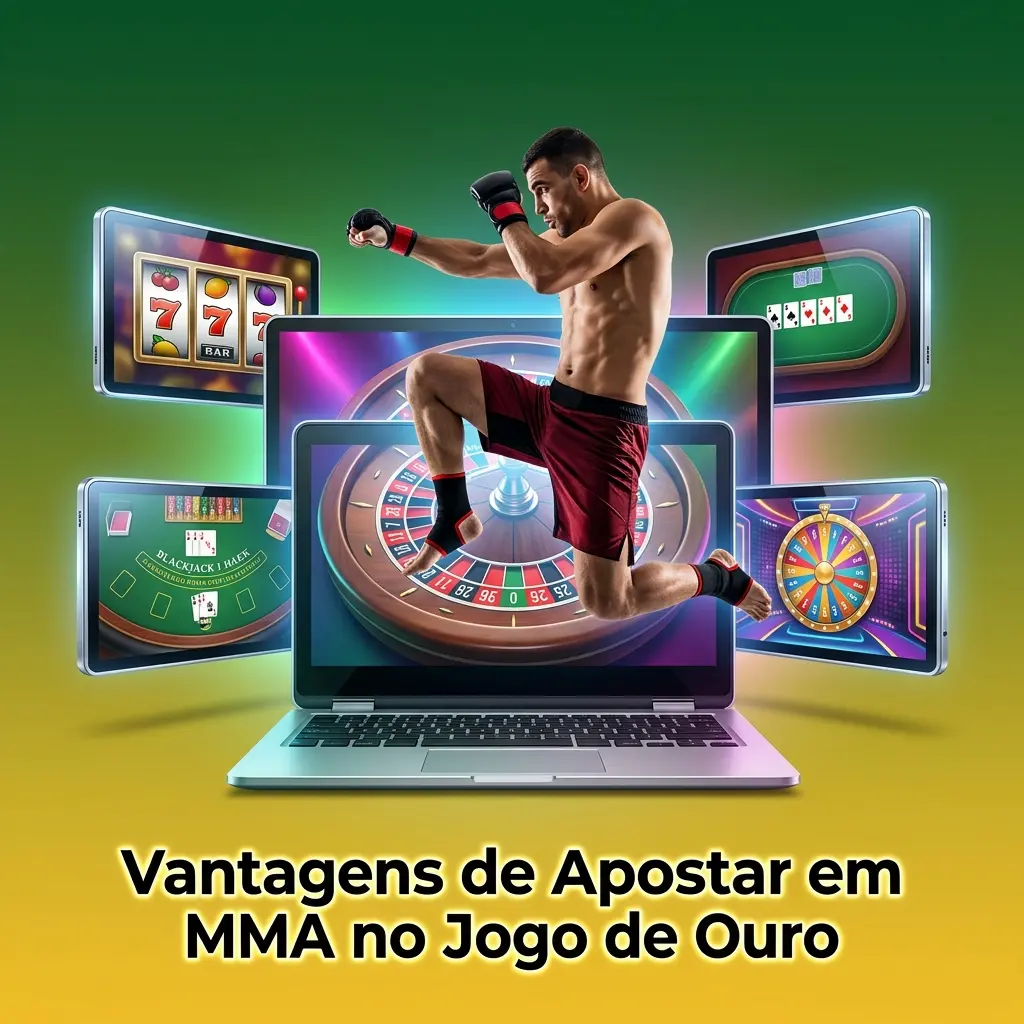 Vantagens de apostar em MMA no Jogo de Ouro: odds, mercados, ao vivo e Pix