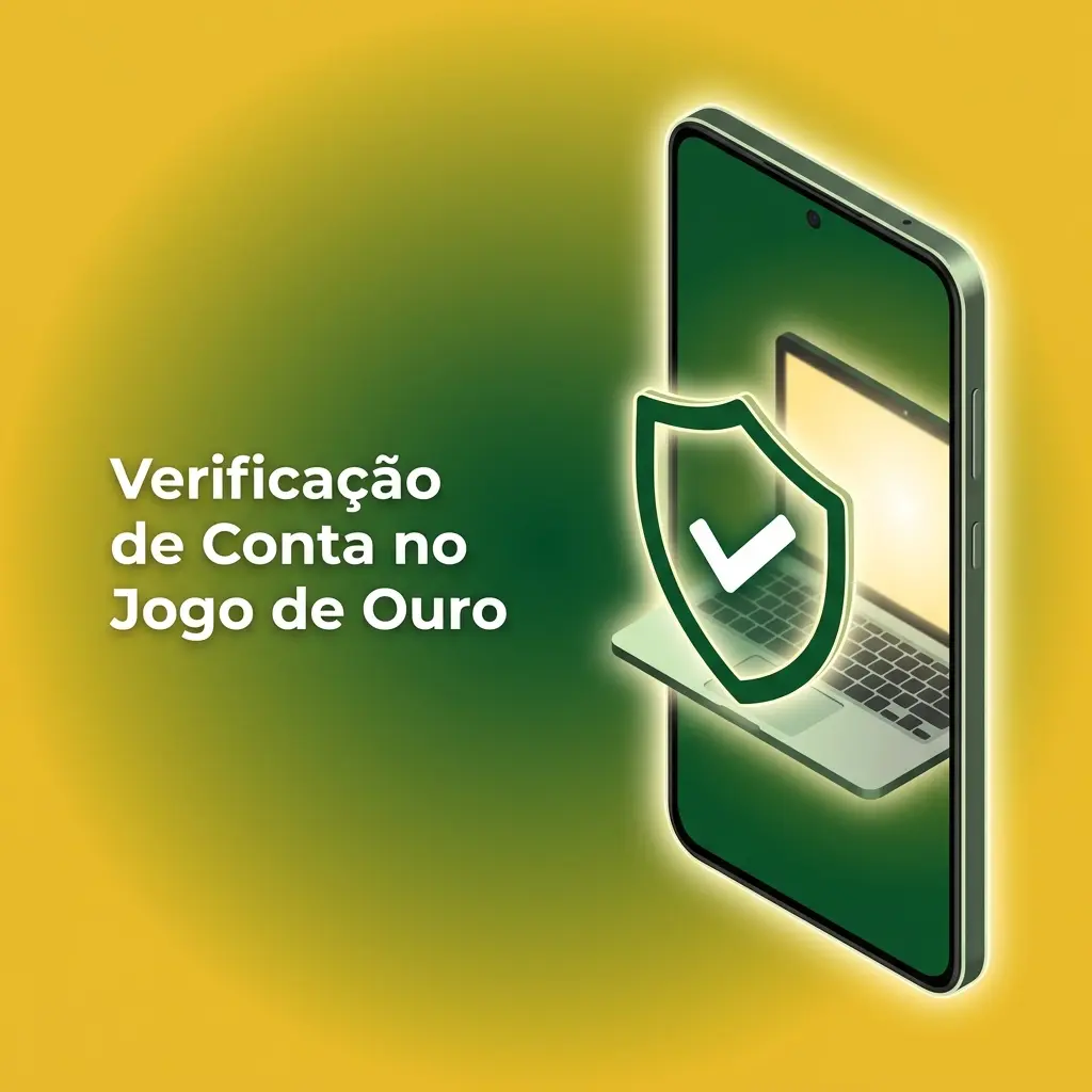 Verificação de conta no Jogo de Ouro com envio de documentos para liberar saques e garantir segurança